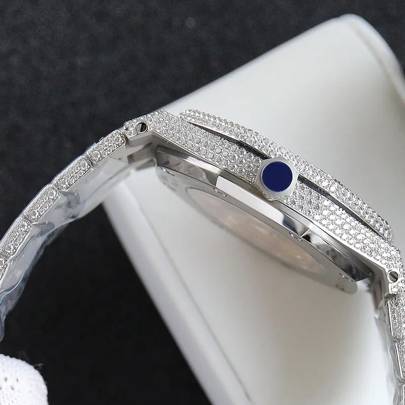 Diamond Watch Automatic Mechanical Movement Designer Watches 41mm Sapphire Waterproof Stainless Steel 904L Men Wristband Business Wristwatch Montre De Luxe Gift