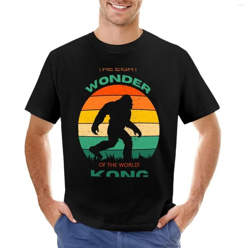 Herrpolos The Eight Wonder of World Kong T-shirt Shirts Graphic Tees Men Workout Shirt