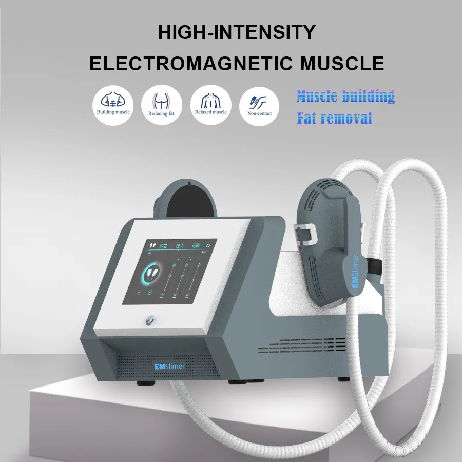 EMslim HI-EMT Macchina Stimolazione muscolare elettromagnetica Brucia grassi Modellatura Hiemt Ems Apparecchiatura di bellezza Elettromagnetico pulsato ad alta intensità