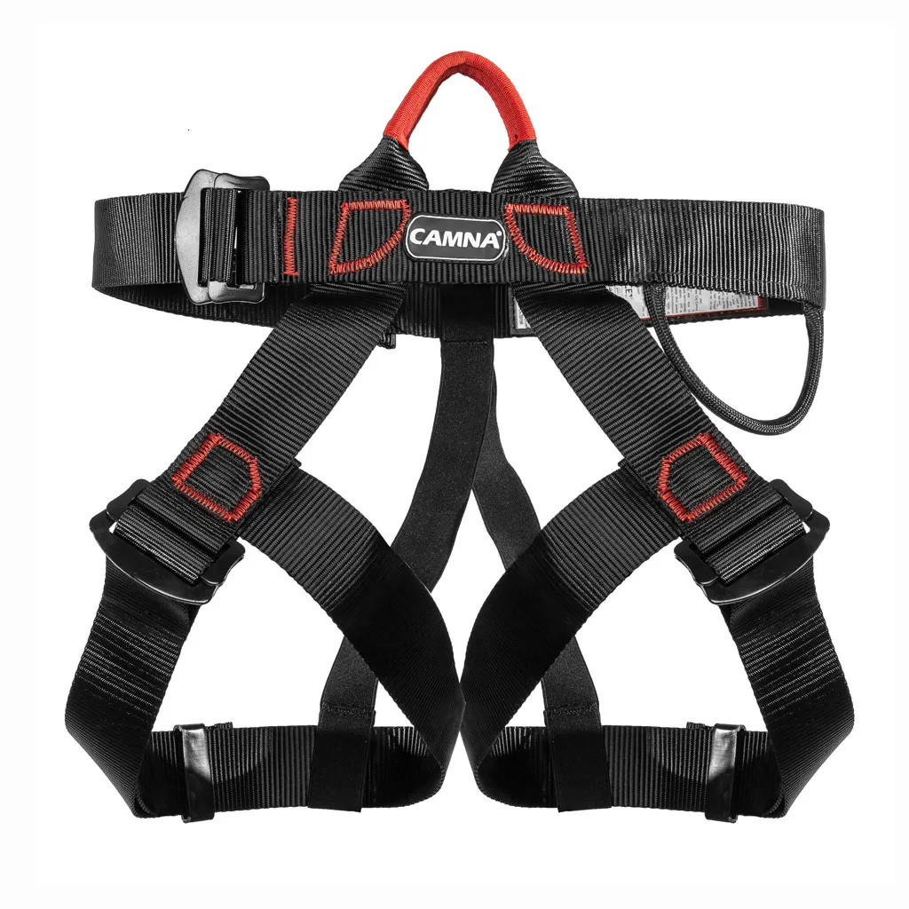 Mens Half Body Safety Rock Harness Kit For Rope Rappelling Harness