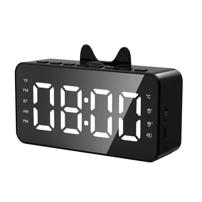 Altoparlante Sveglia Digitale, Altoparlante Bluetooth Da Comodino Con  Ricarica USB Con Specchio E Display A LED, Dimmerabile Da 3,74 €