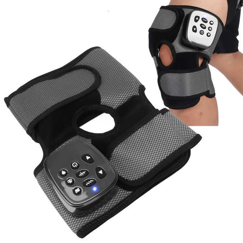 Massaggiatori per le gambe Riscaldamento elettrico Massaggiatore per il ginocchio Supporto per tutore Wrap Pad Macchina per fisioterapia articolare Stimolatore muscolare a vibrazione 230801