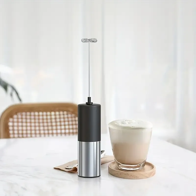 Mini Handheld Coffee Milk Frother, Wireless Electric Whisk For