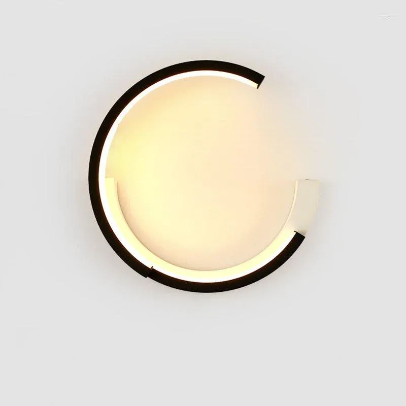 Lâmpada de parede Lampe Applique Murale Luzes de projeto de quarto Led para sala de estar Decoração nórdica Moderna Lampara Enchufe Pared Design