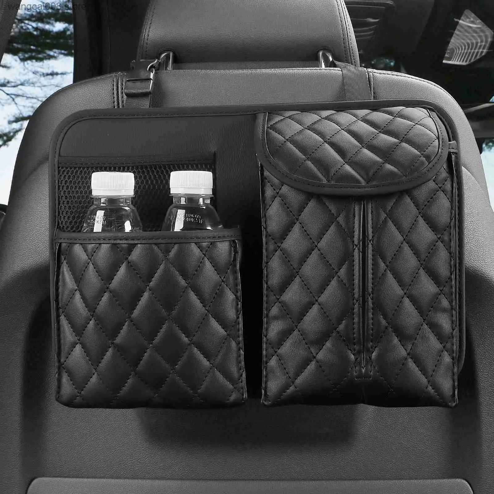 Universal Vehicle Tissue Box Holder With Seat Back Storage, Cup Holder, And  Tidying Pocket Leather Organizer Bag For Car Accessories And Interior  Stowing T230718 From Wangcai008, $1.24