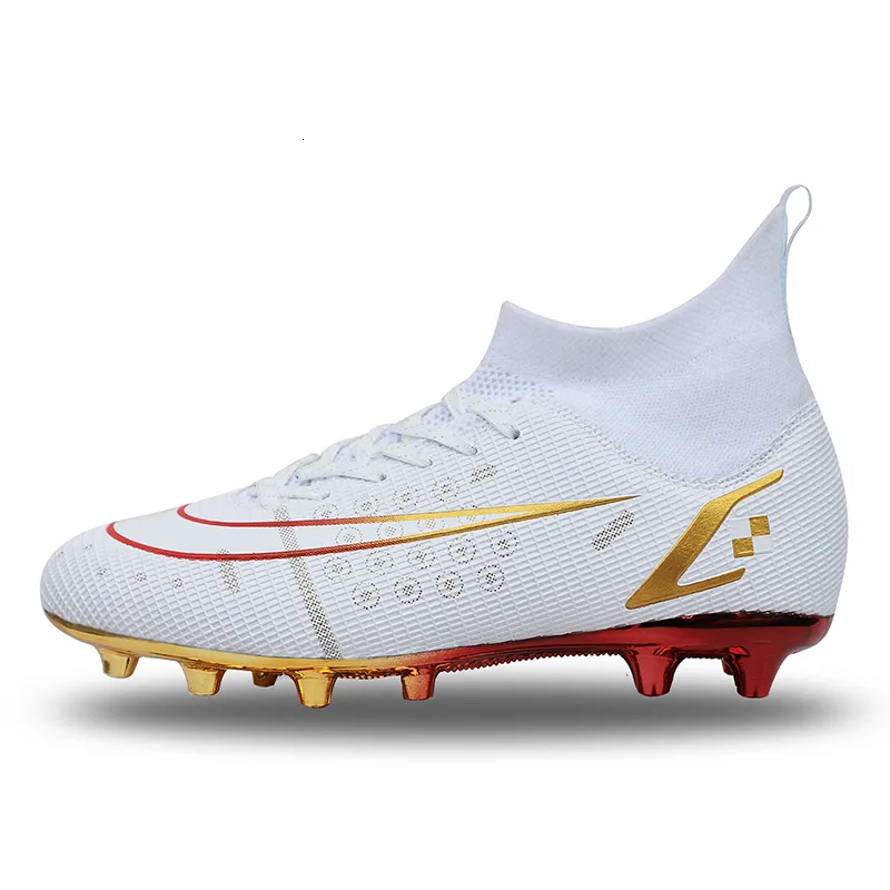 for 138 Shoes High-top Professional Dress Men Fg/tf Grass Training Football Boots Kids Outdoor Ankle Cleats Soccer Sneakers 230717 511