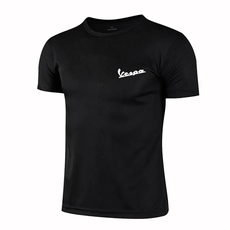 Séchage rapide hommes T-shirt vêtements de sport Vespa Gym mâle Camisetas Compression Fitness petit haut maillot de course vêtements de Sport