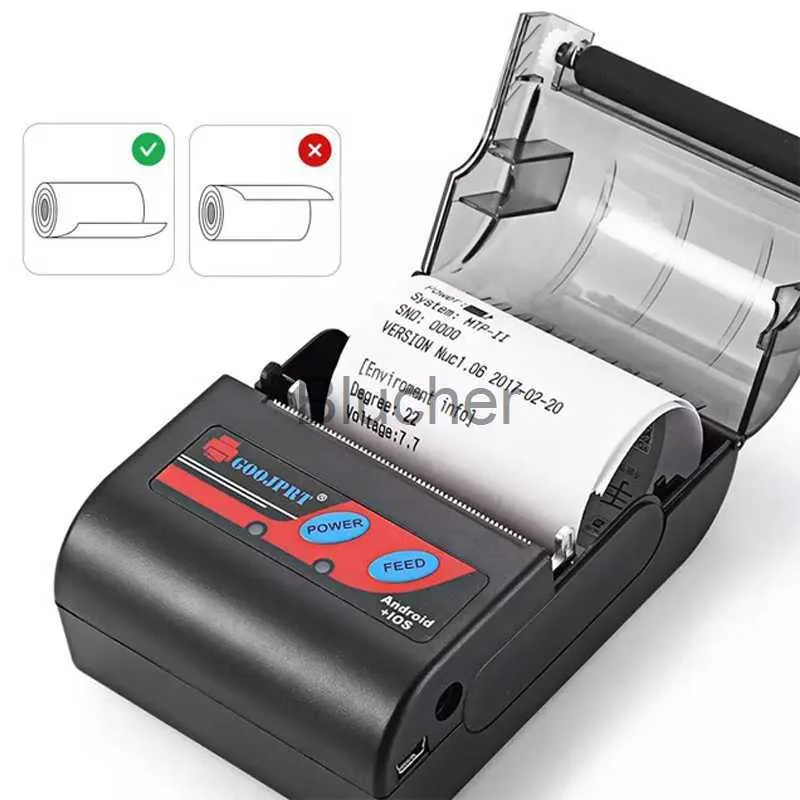 Stampanti 58mm Mini Stampante Portatile Scontrini Termici Nessun
