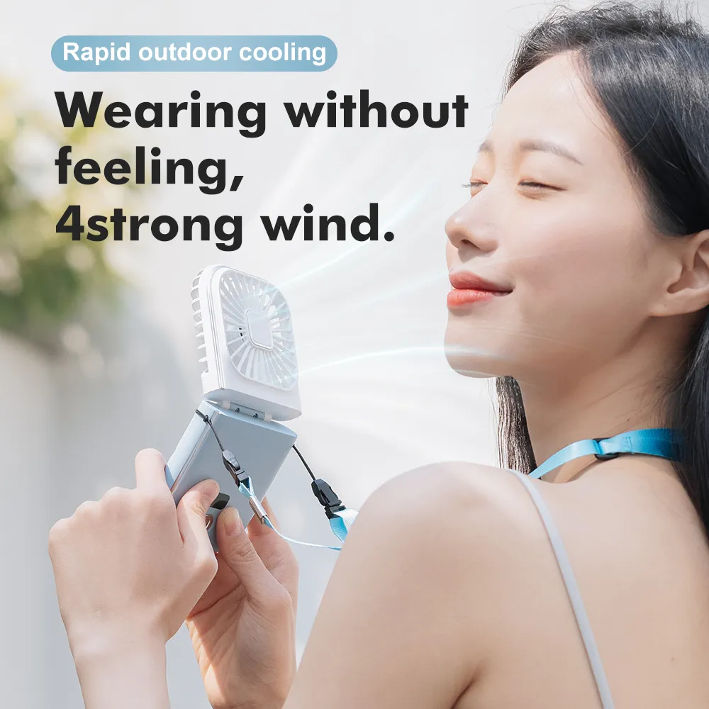 Heet verkoop Handheld mini-ventilator schattige elektrische ventilator draagbare zakventilator STERKE WIND met goede kwaliteit