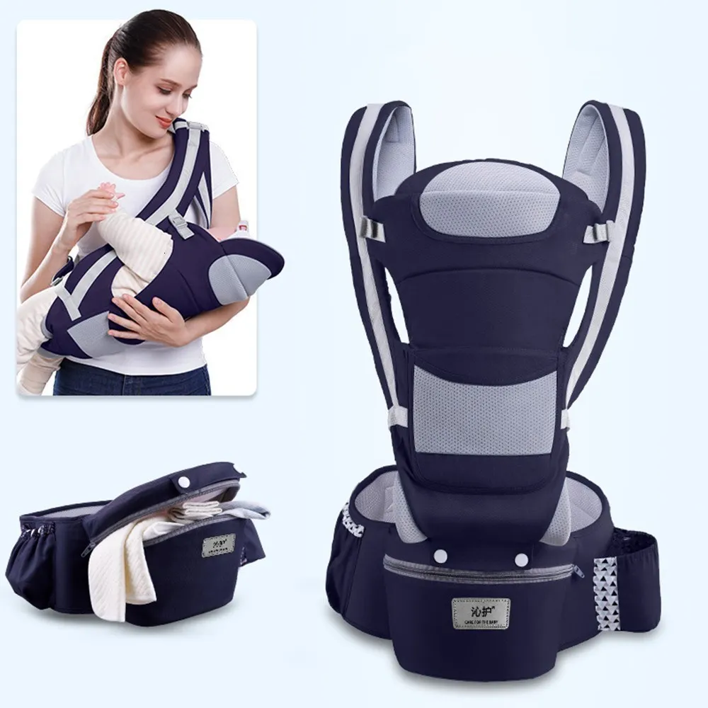 Dragers Slings Rugzakken 0-36M Ergonomische draagzak Baby Kid Baby Heupdrager Sling Moeite besparen Kangoeroe Baby Wrap Carrier voor Baby Reizen 230718