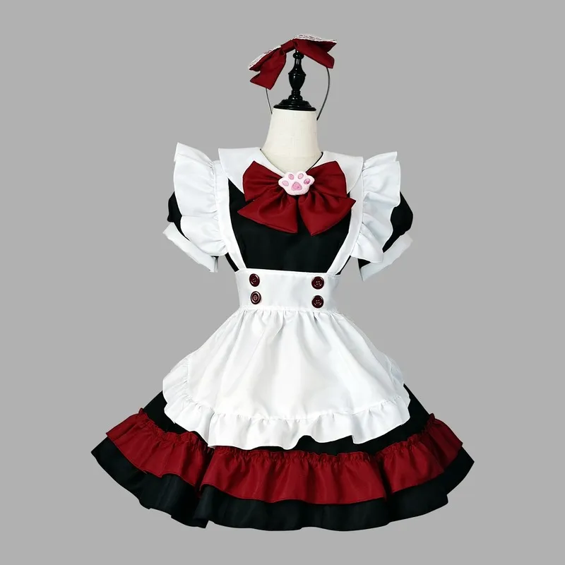 red and black maid dress Red Maid Outfit: Choosing Your Perfect Cosplay