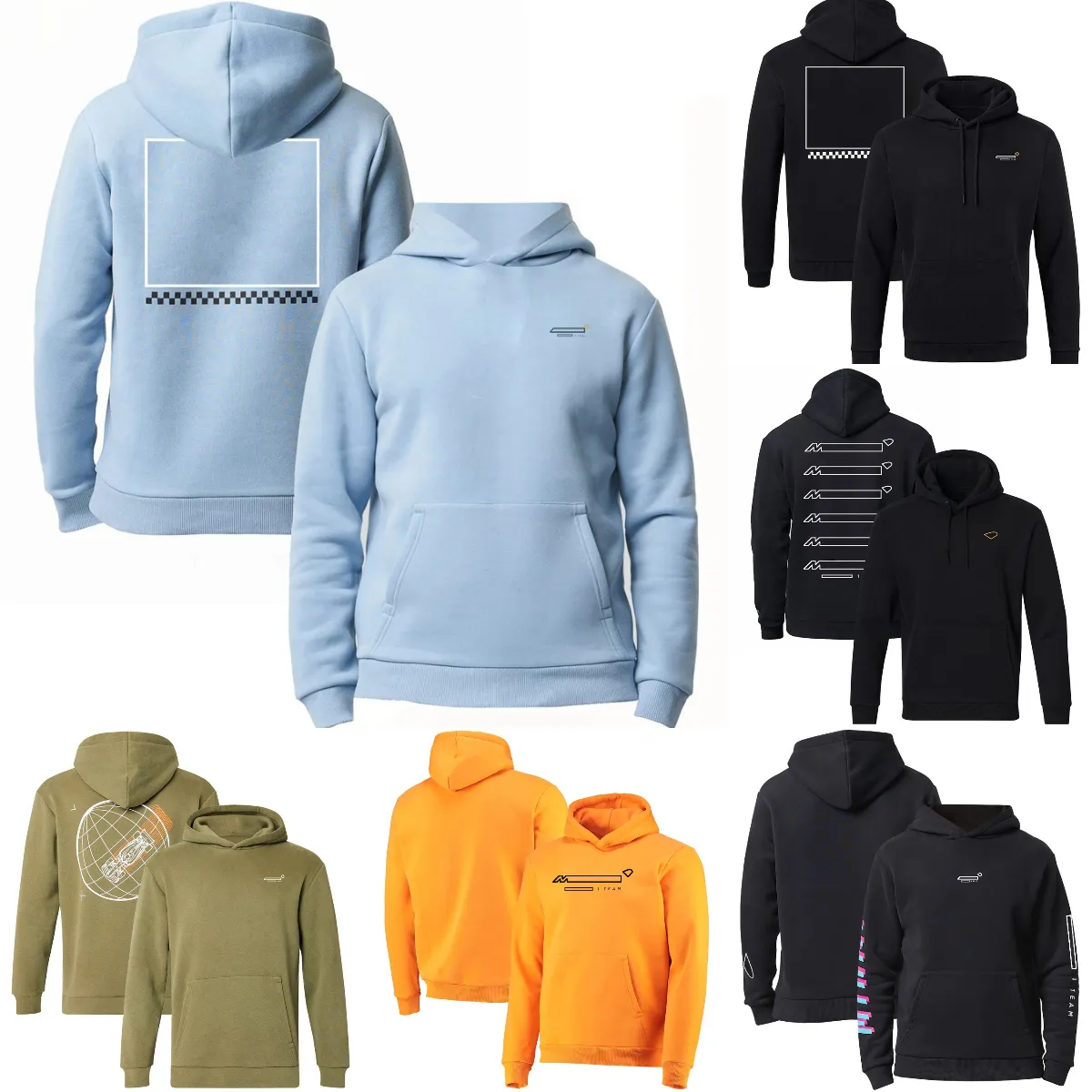 Offizieller F1-Kapuzenpullover, Formel-1-Fahrer-Rennanzug-Kapuzenpullover, Team-Auto-Fans, lässiger, übergroßer Kapuzenpullover, Frühlings-Herren-Kapuzen-Sweatshirt-Jacke