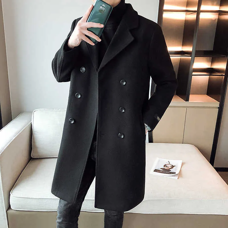Thick wool trench coat 2025