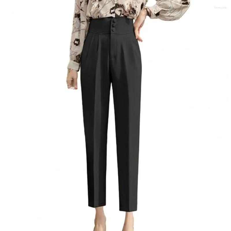 High Waisted Straight Wide Leg Beige Pants Women For Formal Business And  Commuting From Berengaria, $16.97