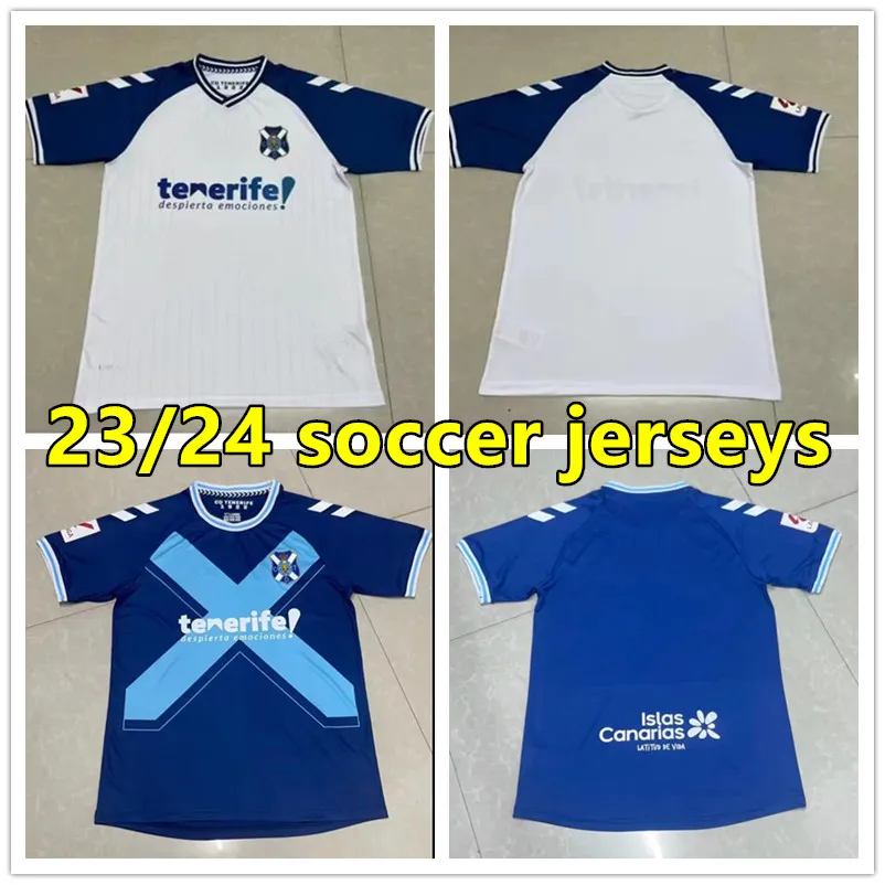 2023 2024 CD Tenerife Centenaire maillots de football Spécial 23 24 Elady Mellot Shashoua Michel Mollejo 23 24 camisetas de futbol maillots de football top