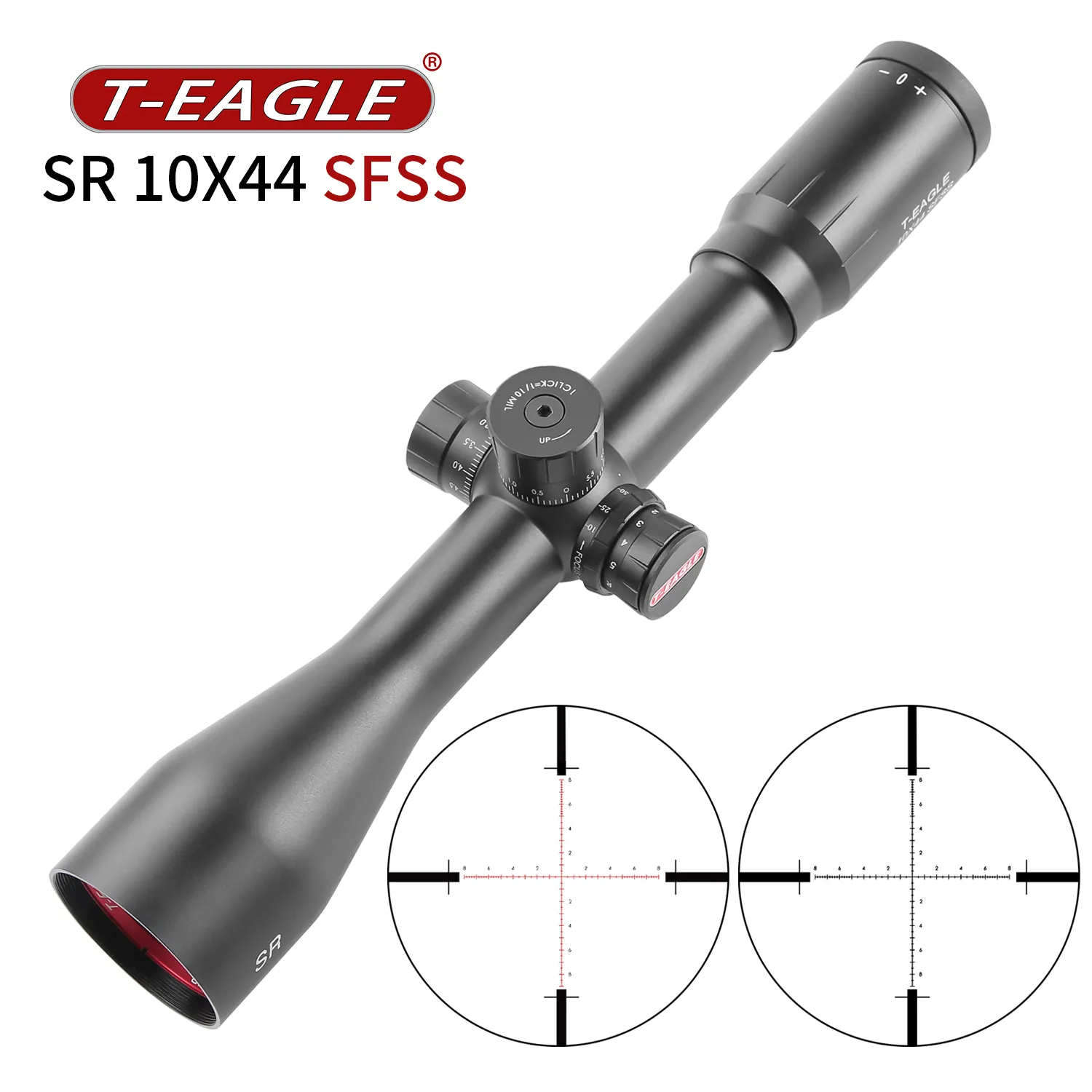 AIM GEAR Tactical SR 10X44SFSS Rifle Scopes Hunting Spotting RiflesScope Optical Collimator