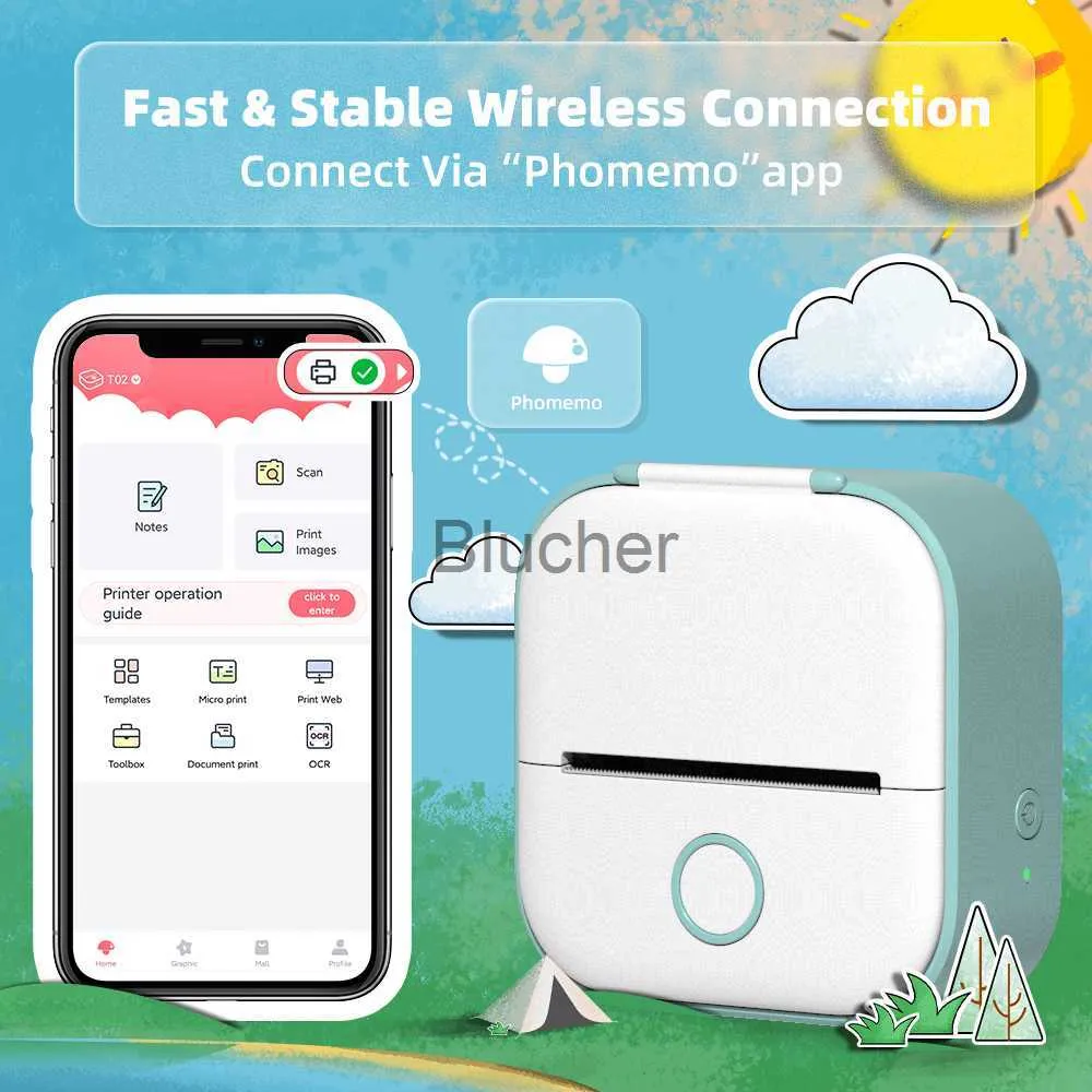 Phomemo Smart (T02) - Sans encre & Portable