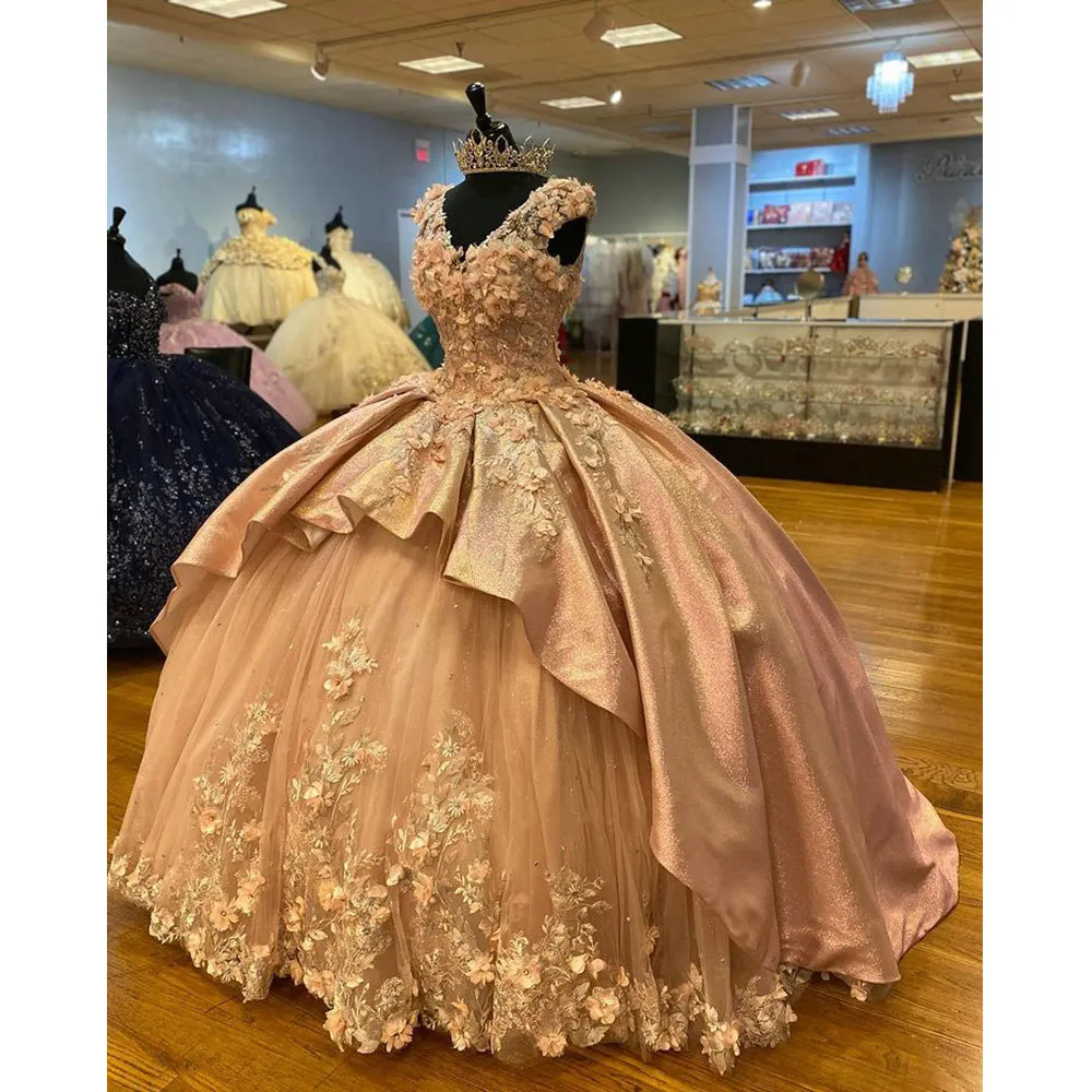 3D Flower Quinceanera Dresses Ball Gown with Sweetheart Neckline and Sweep  Train for Girls from Dhgate Quinceanera Dresses - price 313.91