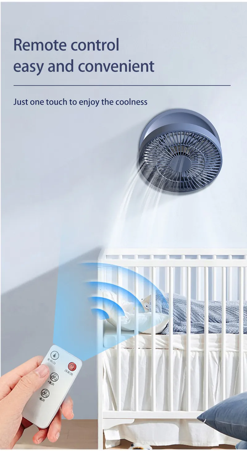 Fans Fans With Remote Control Portable Rechargeable... From ...