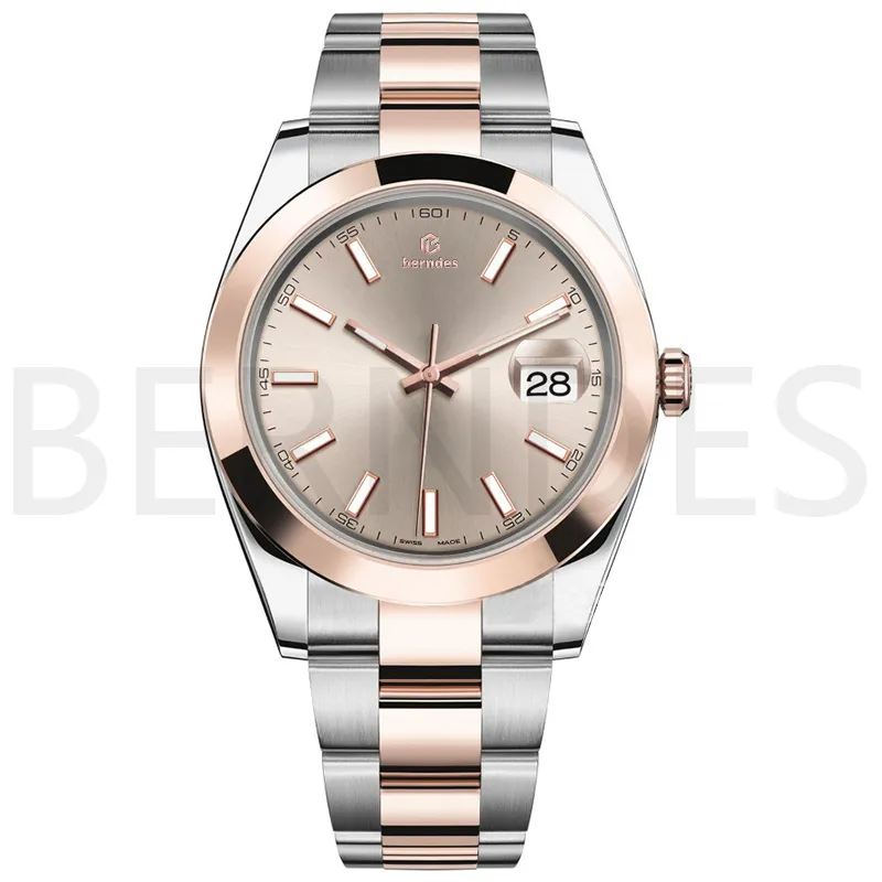 Peachy/Pink Dial Watch