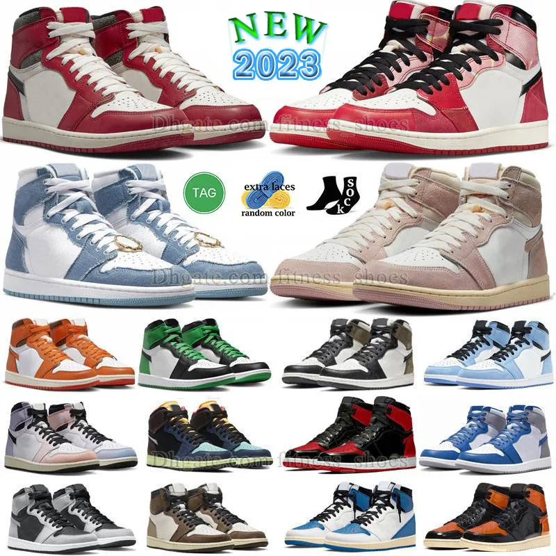 Original Jumpman 1 Basketball Shoes 1s Nex Chapter Spider-Verse Chicago Lost and Found Wash Black Pink Craft UNC Toe Reverse Laney Jump Man J1 Mid Lakers Sneaker Dhgate