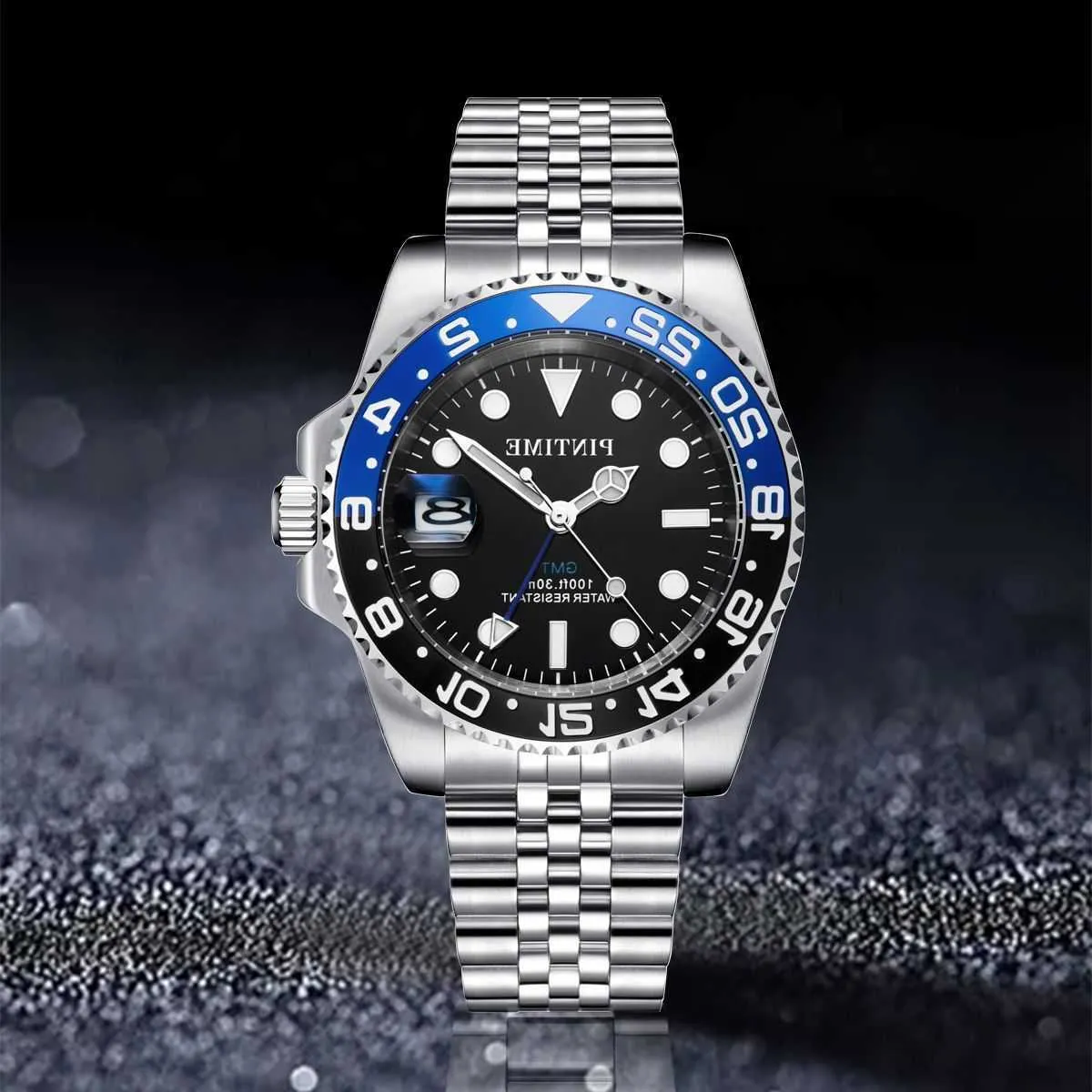 Montres de luxe Ro-lxx USA Boutique de montres haut de gamme en ligne PINTIME Pinshi diffusion en direct calendrier en acier inoxydable quartz étanche lumineux avec boîte-cadeau JI9M
