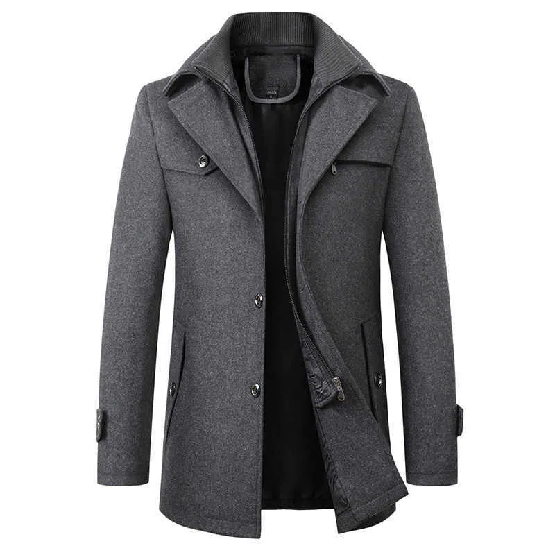 Men's Classic Oversized Wool Coat - Stylish Warmth for Every Occasion main image 1