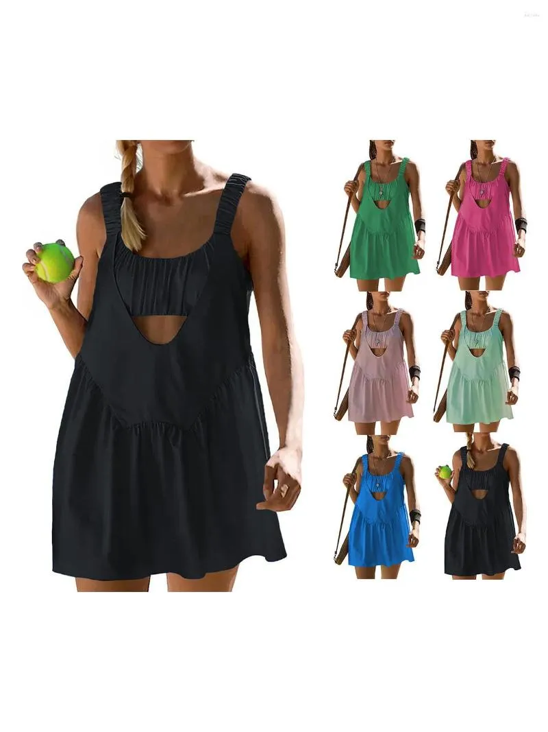 empire waist tennis dress Devon Tennis & Athleisure Dress - White/Silver Sand main image 0