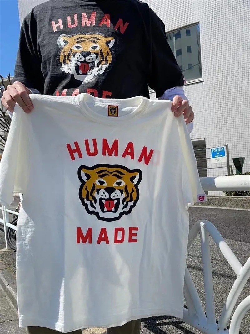 Tiger Human Made T-shirts Hommes Femmes Nouveau T-shirt de qualité supérieure T-shirts y2k