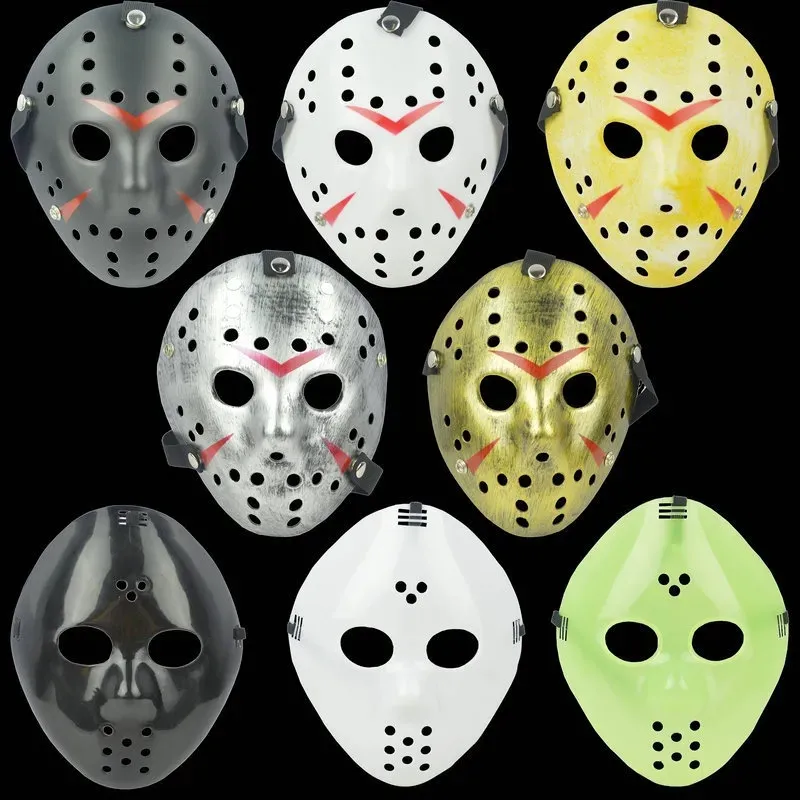 Masques de mascarade complets Jason Cosplay Skull vs Friday Horror Hockey Halloween Costume Effrayant Masque Festival Party Masques