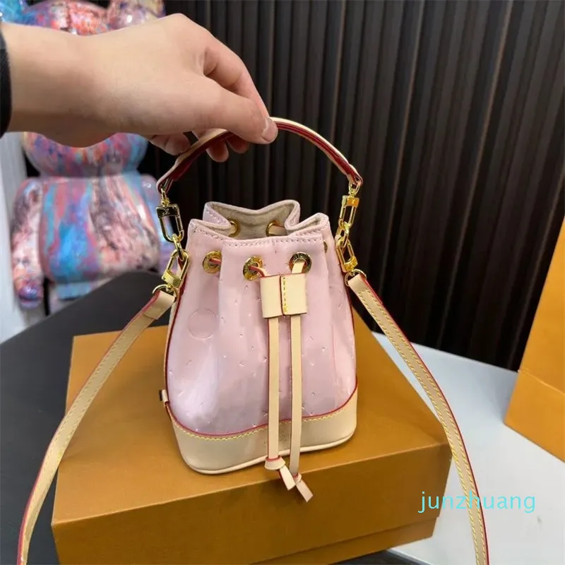 Luksusowy projektant torby na torebkę kubełkową Zakupy torebki na ramię mini torebka skórzana torebka moda