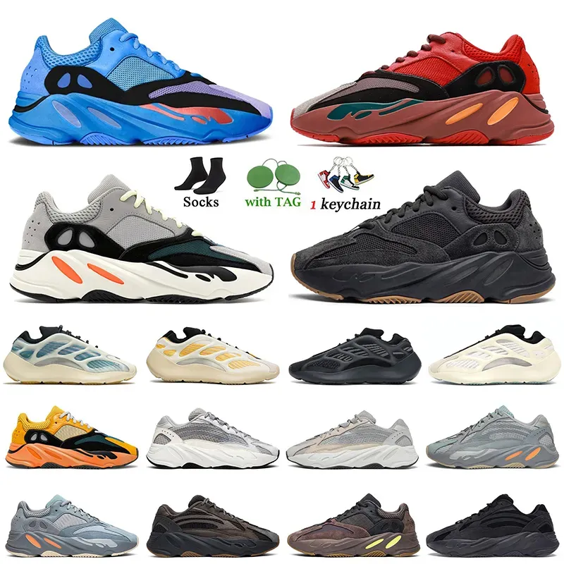 Adidas Yeezy Boost 700 Yeezy 700 V3 Tênis de corrida masculino feminino Mauva Inflame Runners Estático Cinza Sólido Pirite Pedra Ardósia Alien Trainers Tênis