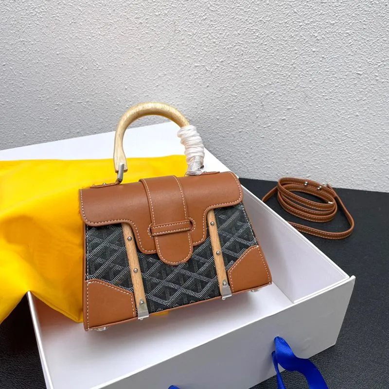 2024 Luxury Saigon Satchel Modne torby na ramię Summer klasyczny oryginalny skórzane torby projektanckie klapy kobiety