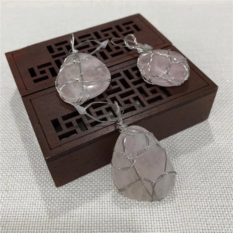 Naszyjniki wisiorek naturalny kamień proszkowy kryształowy nieregularny kształt DIY Znakomity naszyjnik do biżuterii