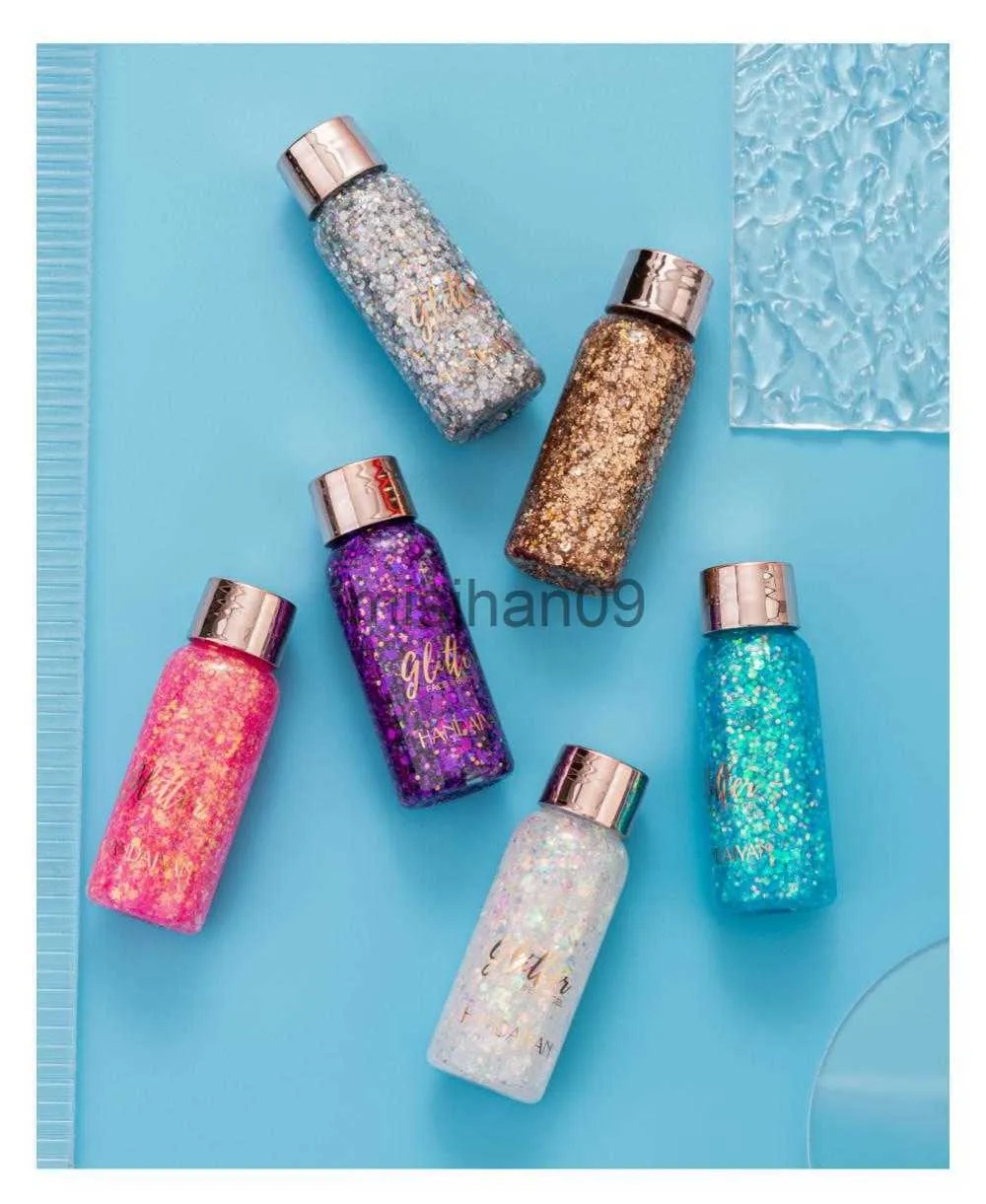 Autre Maquillage Glitter Ombre À Paupières Sequin Gel Lotion Pour Le Corps Stade Sirène Échelle Visage Discothèque Maquillage Glitter Shimmer Yeux Maquillage Santé Beauté J230718