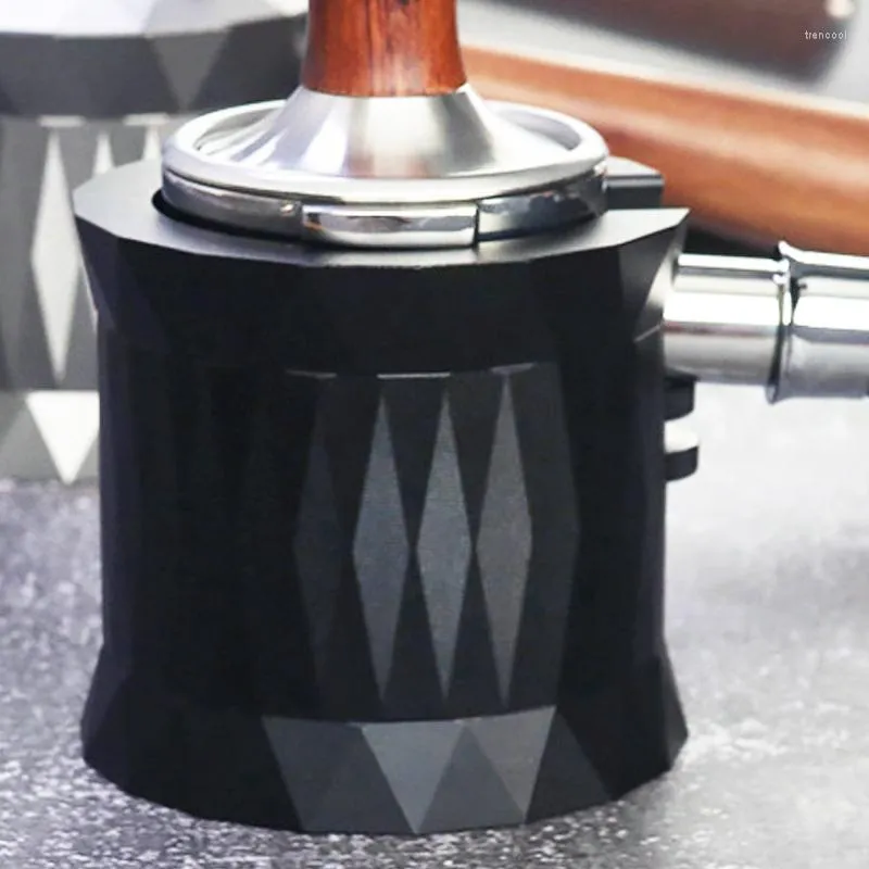 Kaffee Filter Tamper Lagerung Basis Halter Unterstützung Rahmen Temper Stehen Siebträger Aluminium Legierung Stampfen Für Maschine