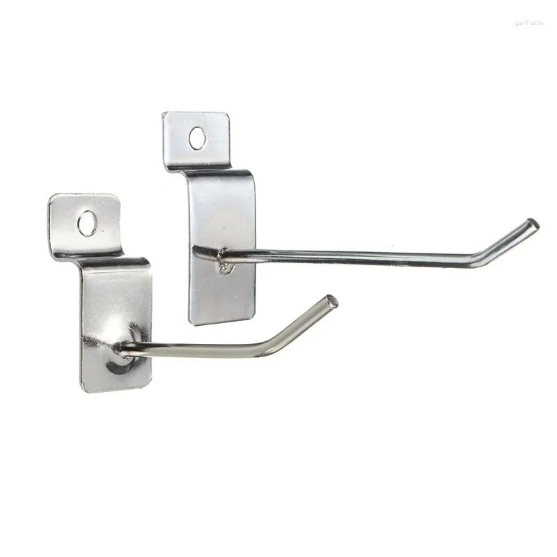 Bath Accessory Set 50 X Slatwall Single Hook Pin Shop Display Fitting Prong Hanger 50Mm & 100Mm