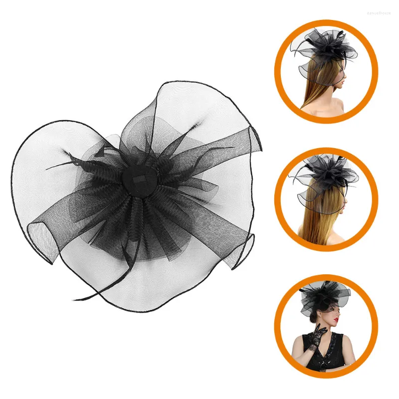 Bandana's Sluier Hoed Dames Fascinators Hoeden Theekransje Dames Modieus Gekleed Bruid Hoofddeksels Bruiloft