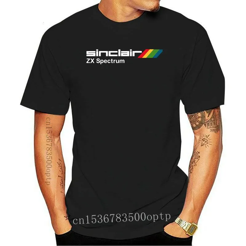 Nytt ZX -spektrum Mens Retro 80 S Video Game T Shirt Spring Gents personlig