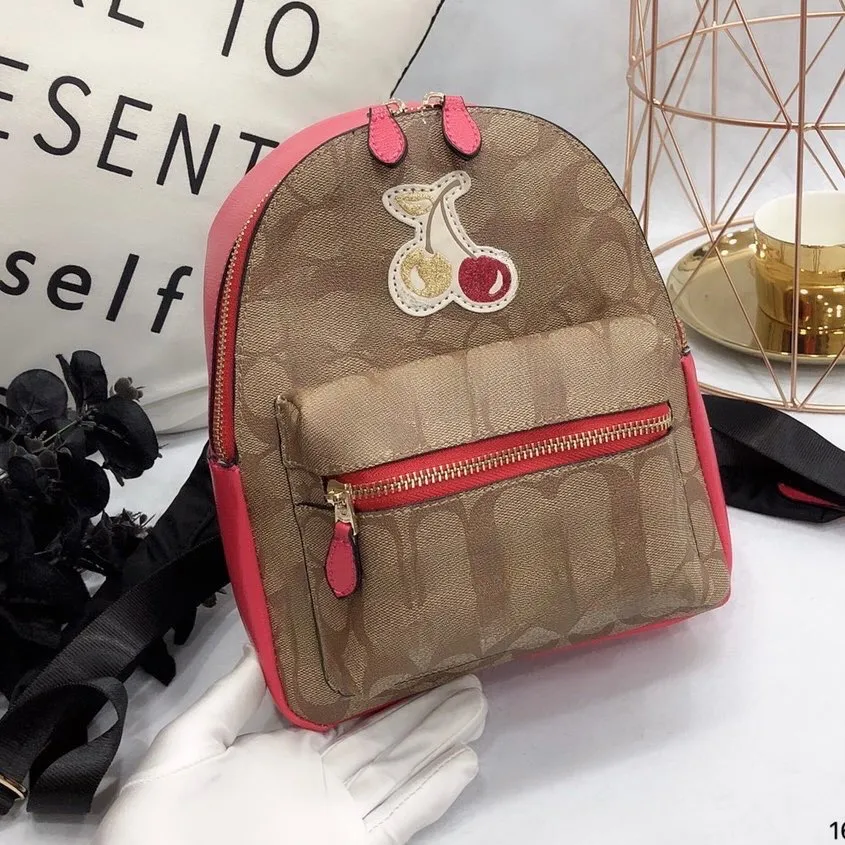 Hot designer tas Hoge kwaliteit rugzak ontwerpers vrouw rugzak Vintage bedrukt canvas lederen klassieke schooltas rugzak met grote capaciteit 230813