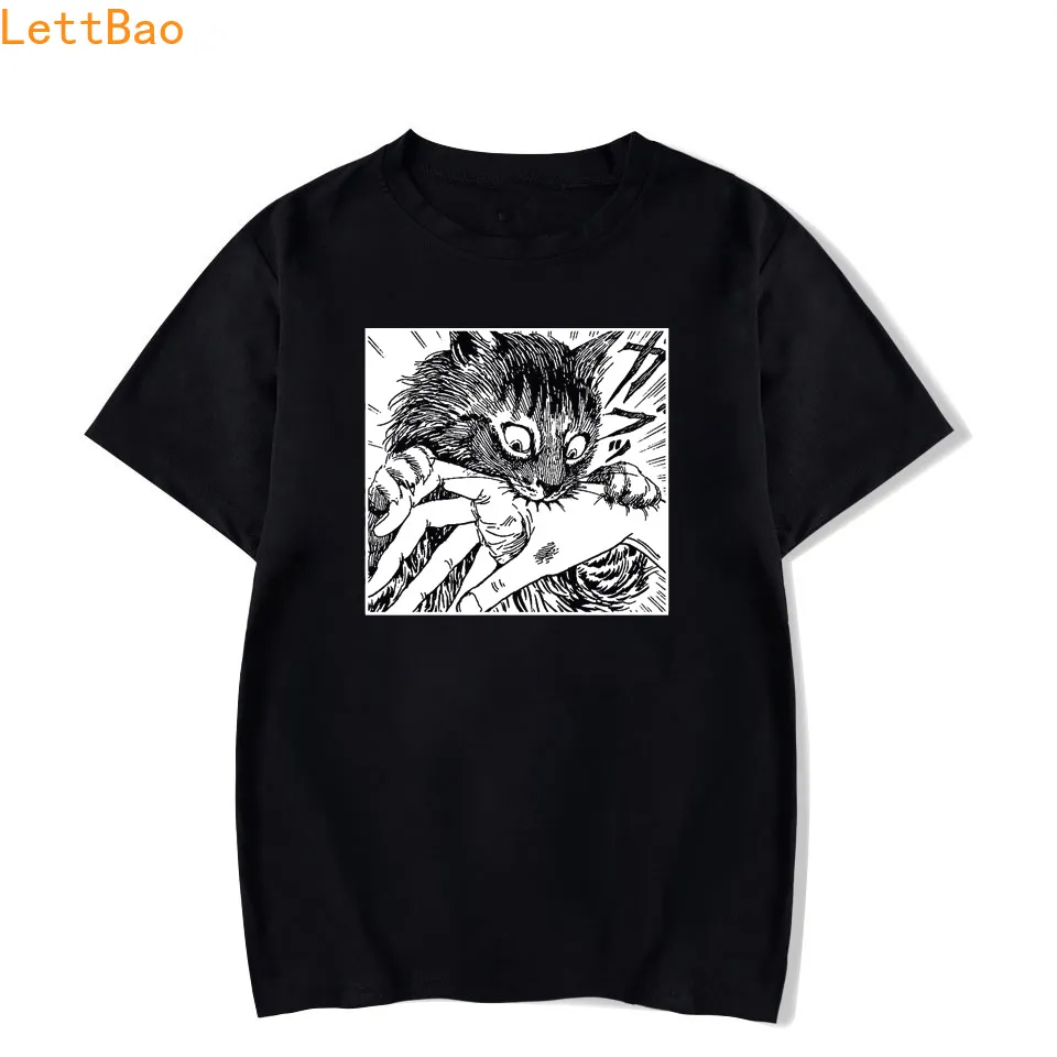 Tomie Junji Ito t-shirt män unisex anime tecknad design män tee skjorta homme sommar toppar kort ärm bomull vintage stil t-shirt