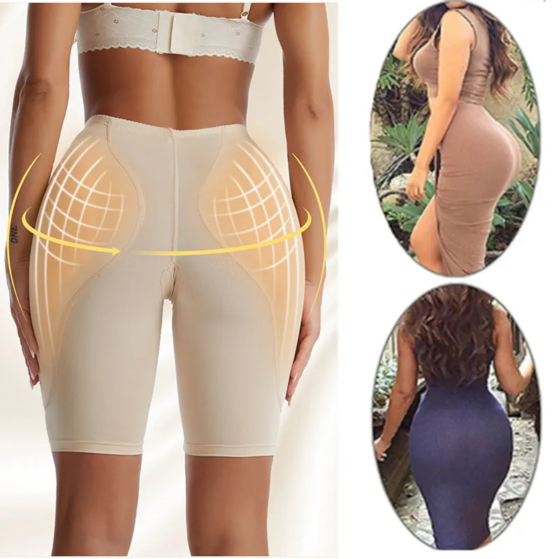 Waist Tummy Shaper High Waist Women Hip Pads Trainer Shapewear Body Tummy  Shaper Fake Ass Butt Lifter Booties Enhancer Booty Lifter Thigh Trimmer