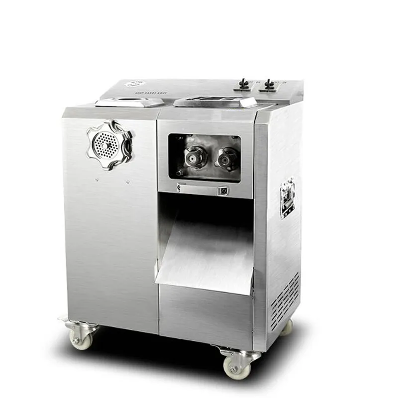 Linboss New Commercial Vertical Meat Slicer Removable Knife Groupスライスした細断されたさいの目に切ったMince Mince Mine Meat Cutter Machine200W