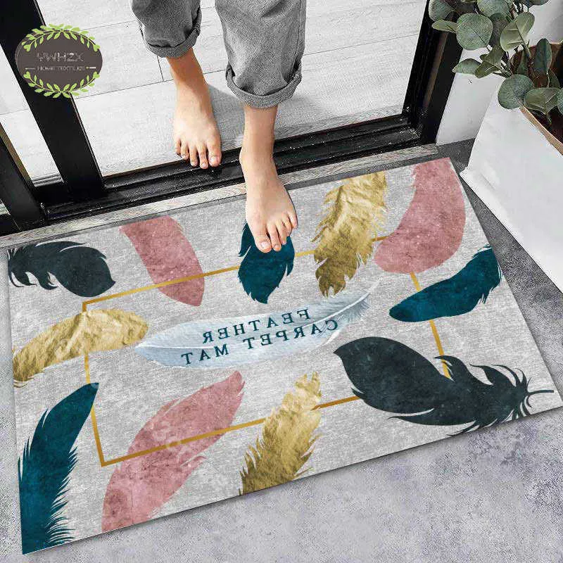 Mattor Anti-Slip Door Mat Bath Badrum Golvmatta sovrum Entré Dörormat Kök matta Mattor vardagsrumshus Dekoration R230718