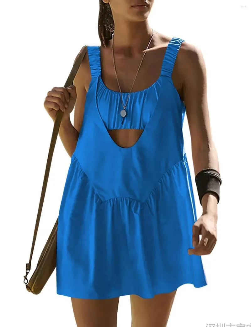 empire waist tennis dress Black Halter Tennis Dress main image 1