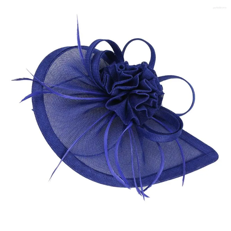 Bandane Maglia Top Cappello Top Cappelli Copricapo Fascia da sposa Donna Velo Fascinators Tea Party Ragazze bianche