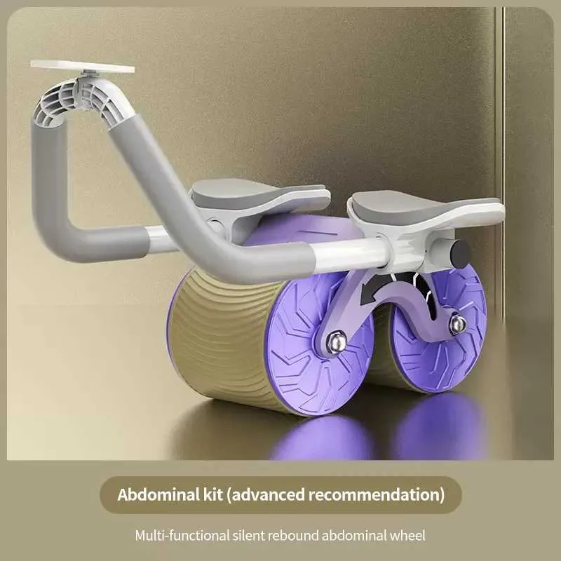 Roue Abdominale Ab à Rebond Automatique avec Minuterie et Coussin à