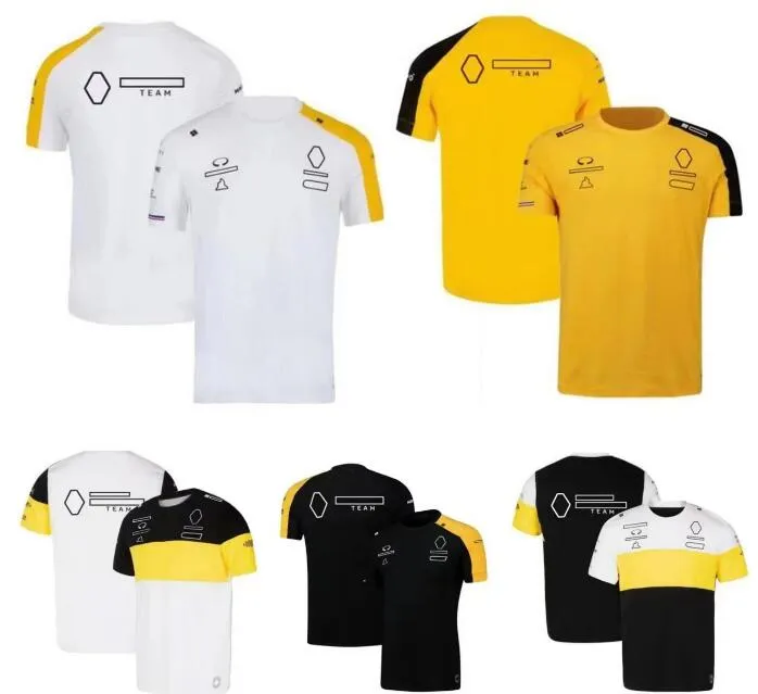 New F1 Formula 1 T-shirt summer round neck polo shirt same customized