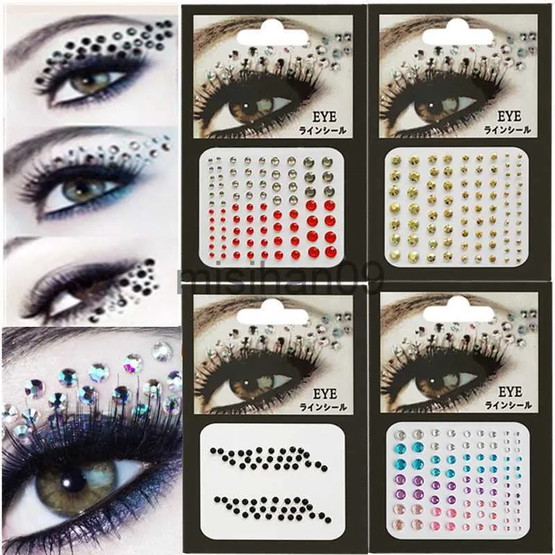 Otro Maquillaje 1 UNID 3D Sexy Crystal Jewel Temporal DIY Diamond Eyes Festival Fiesta Maquillaje Herramientas Ojos Brillo Maquillaje Adorno Etiqueta J230718