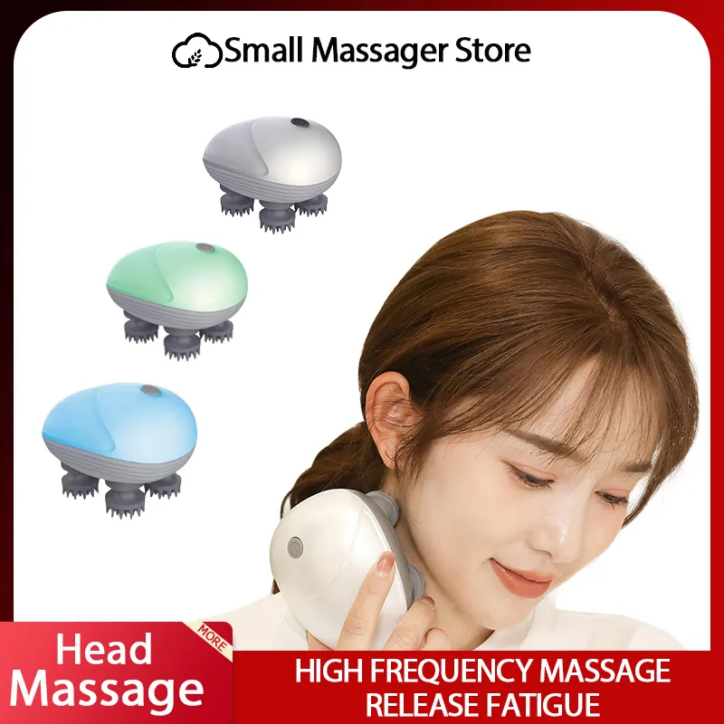 Head Massager Head Massager Helps Sleep Relax Relieve Headache Knead Scalp Massage The Whole Body Electric Massager Health Care Relax 230718